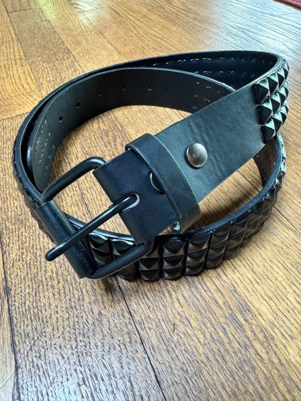 Fossil Bonded Black Leather Belt (L 36-38")